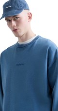 REPLAY INC. UNISEX SCRIPT MAJICA DUGIH RUKAVA U PLAVOJ BOJI  - 6