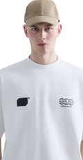 REPLAY INC. UNISEX POSTER BIJELA MAJICA KRATKIH RUKAVA - 5