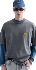 REPLAY INC. UNISEX MARBLE TAMNO SIVA MAJICA KRATKIH RUKAVA - 6