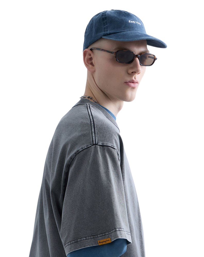 Replay REPLAY INC. UNISEX MARBLE TAMNO SIVA MAJICA KRATKIH RUKAVA - 7