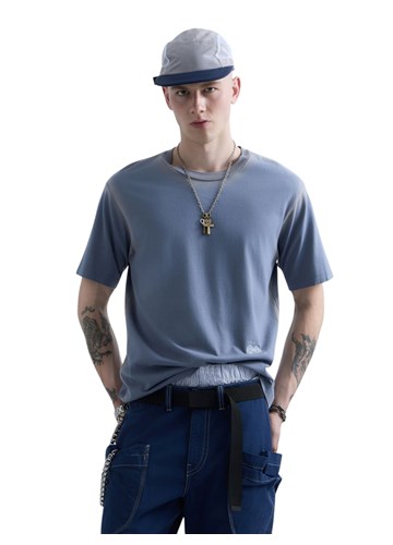 Replay REPLAY INC. UNISEX DULL PLAVA MAJICA KRATKIH RUKAVA  - 2