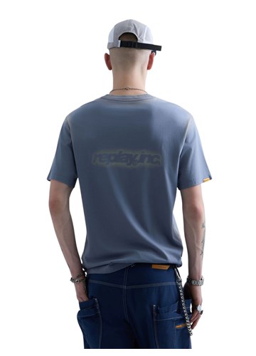 Replay REPLAY INC. UNISEX DULL PLAVA MAJICA KRATKIH RUKAVA  - 3