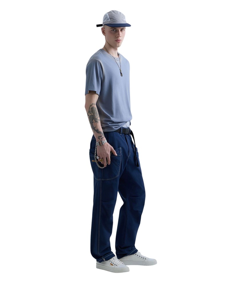 Replay REPLAY INC. UNISEX DULL PLAVA MAJICA KRATKIH RUKAVA  - 4