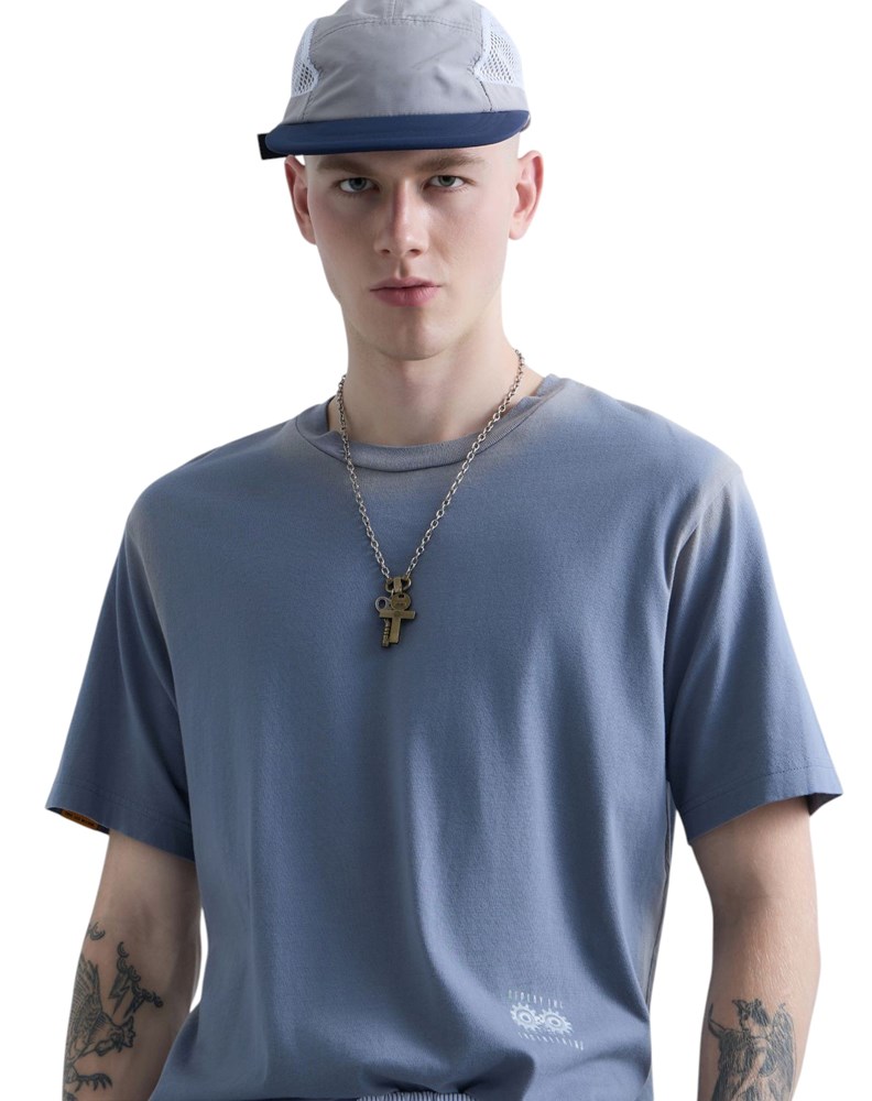 Replay REPLAY INC. UNISEX DULL PLAVA MAJICA KRATKIH RUKAVA  - 5