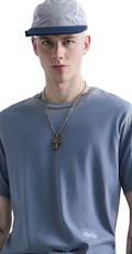 REPLAY INC. UNISEX DULL PLAVA MAJICA KRATKIH RUKAVA  - 5