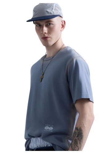 Replay REPLAY INC. UNISEX DULL PLAVA MAJICA KRATKIH RUKAVA  - 7
