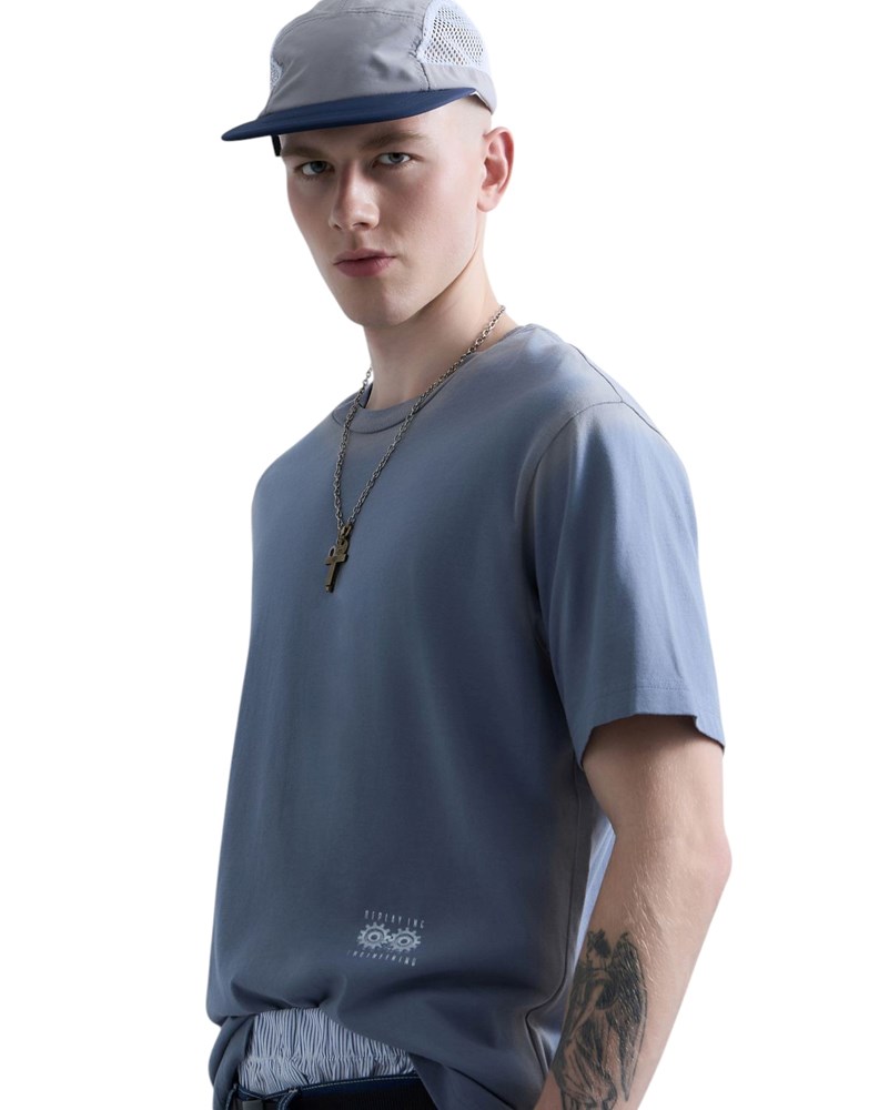 Replay REPLAY INC. UNISEX DULL PLAVA MAJICA KRATKIH RUKAVA  - 7