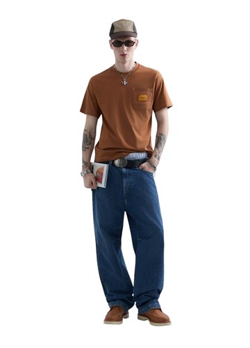 Replay REPLAY INC. UNISEX POCKET SMEĐA MAJICA KRATKIH RUKAVA - 1