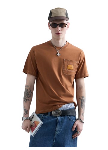 Replay REPLAY INC. UNISEX POCKET SMEĐA MAJICA KRATKIH RUKAVA - 2