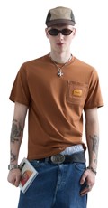 REPLAY INC. UNISEX POCKET SMEĐA MAJICA KRATKIH RUKAVA - 2