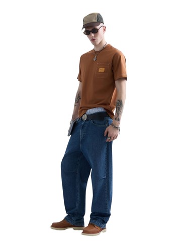 Replay REPLAY INC. UNISEX POCKET SMEĐA MAJICA KRATKIH RUKAVA - 4