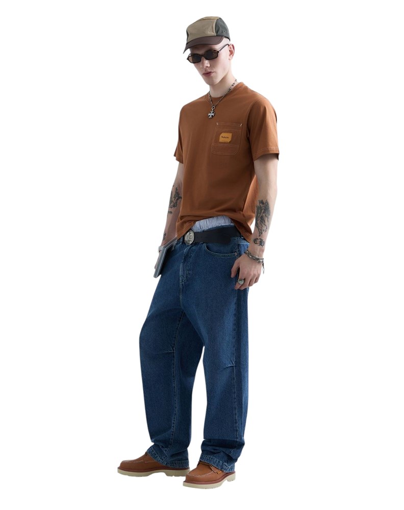Replay REPLAY INC. UNISEX POCKET SMEĐA MAJICA KRATKIH RUKAVA - 4