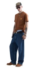REPLAY INC. UNISEX POCKET SMEĐA MAJICA KRATKIH RUKAVA - 4