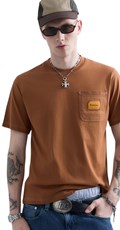 REPLAY INC. UNISEX POCKET SMEĐA MAJICA KRATKIH RUKAVA - 5
