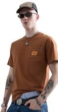 REPLAY INC. UNISEX POCKET SMEĐA MAJICA KRATKIH RUKAVA - 6