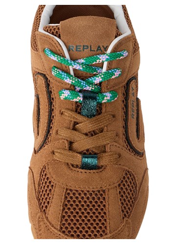 Replay KANDIX SMEĐE TENISICE OD KOMBINACIJE KOŽE I MATERIJALA - 5