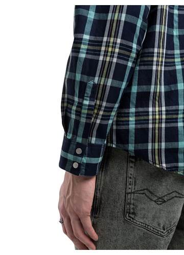 Replay KARIRANA INDIGO KOŠULJA REGULARNOG KROJA - 5