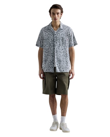 Replay košulja kratkih rukava s mikro uzorkom cvijeća