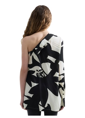 Replay KOŠULJA NA JEDNO RAMEN S KRUPNIM CVJETNIM UZORKOM - 3