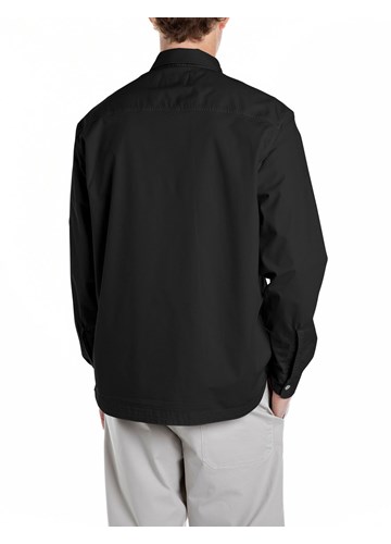 Replay KOŠULJA OD CRNOG KEPERA OPUŠTENOG KROJA - 2