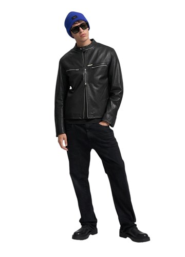 Replay KOŽNA JAKNA U BIKER STILU - 1