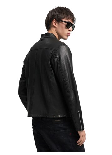 Replay KOŽNA JAKNA U BIKER STILU - 3