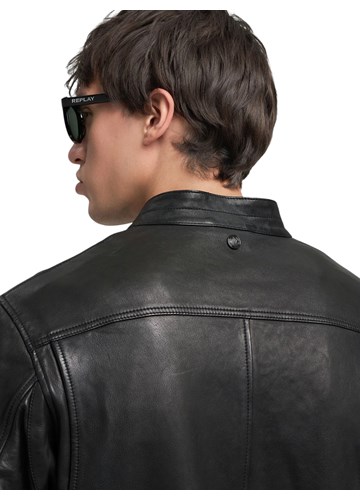 Replay KOŽNA JAKNA U BIKER STILU - 7
