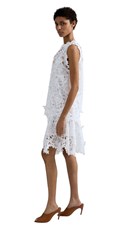 KRATKA BIJELA MAKRAME HALJINA - 4