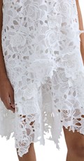 KRATKA BIJELA MAKRAME HALJINA - 6