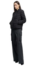 KRATKA CRNA JAKNA S PUNJENJEM - 4