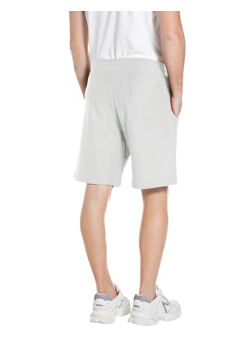 Replay KREM BIJELE KRATKE HLAČE OD PAMUČNOG ŽERSEJA - 2