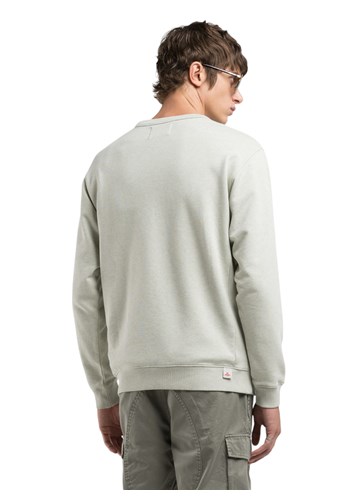 Replay KREM BIJELI SWEATSHIRT S REPLAY1981 DENIMGOODS NATPISOM - 3