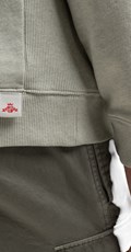 KREM BIJELI SWEATSHIRT S REPLAY1981 DENIMGOODS NATPISOM - 6