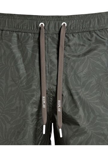 Replay KUPAĆE HLAČICE S UZORKOM LIŠĆA OD RECIKLIRANOG MATERIJALA - 4