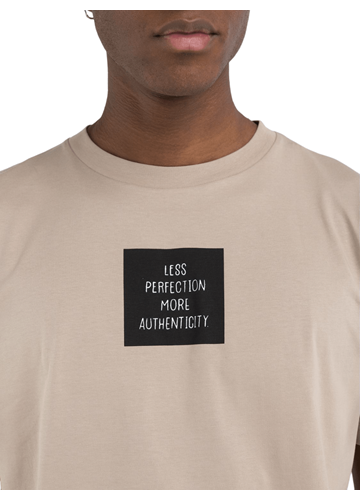 Replay LESS PERFECTION BEŽ MAJICA KRATKIH RUKAVA - 5