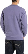 LJUBIČASTI SWEATSHIRT S IZVEZENIM NATPISOM - 1