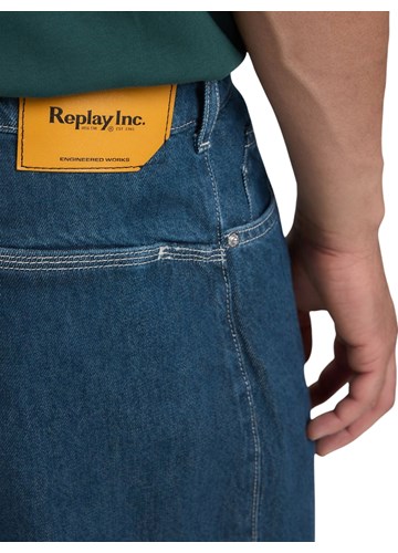 Replay LOOSE FIT AGENDER REPLAY INC. WARPED JEANS - 5