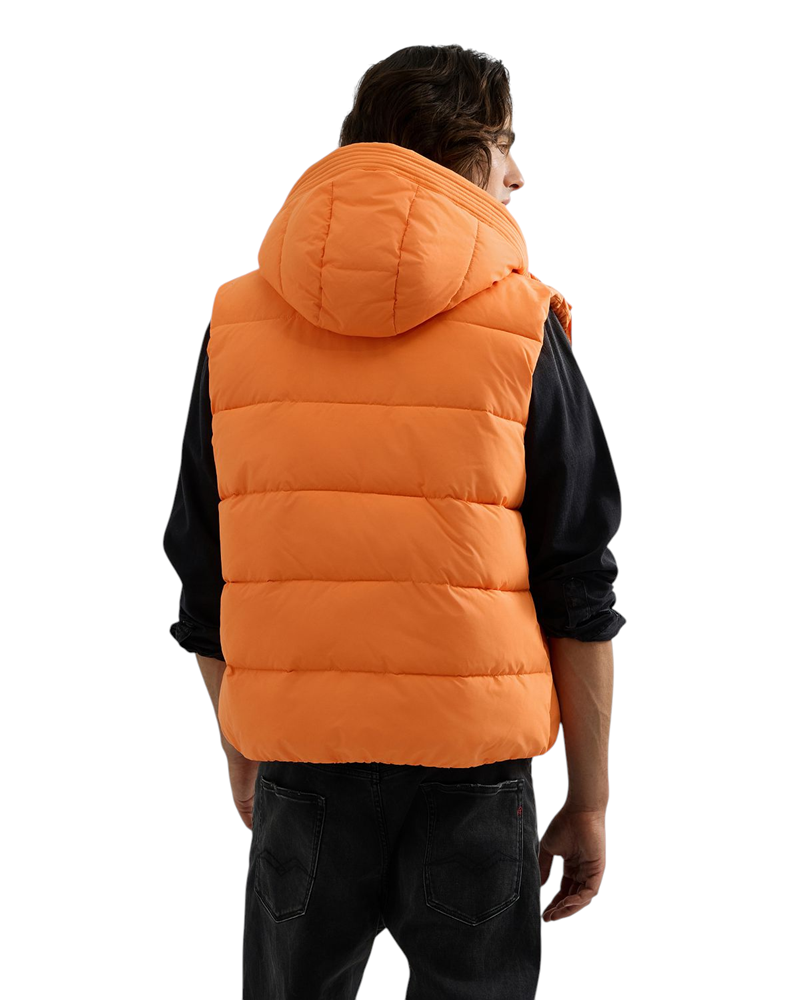 Replay NARANČASTI PROŠIVENI PRSLUK S ODVOJIVOM KAPULJAČOM - 3