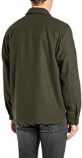 MUŠKA MASLINASTA VUNENA OVERSHIRT KOŠULJA - 2