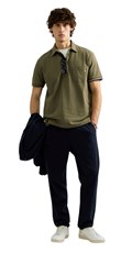 MUŠKE SLIM-FIT CHINO HLAČE OD RASTEZLJIVOG KEPERA - 1