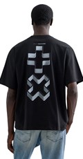 MUŠKA OVERSIZED PAMUČNA MAJICA REPLAY X MARTIN GARRIX S 3D LOGOTIPOM - 3