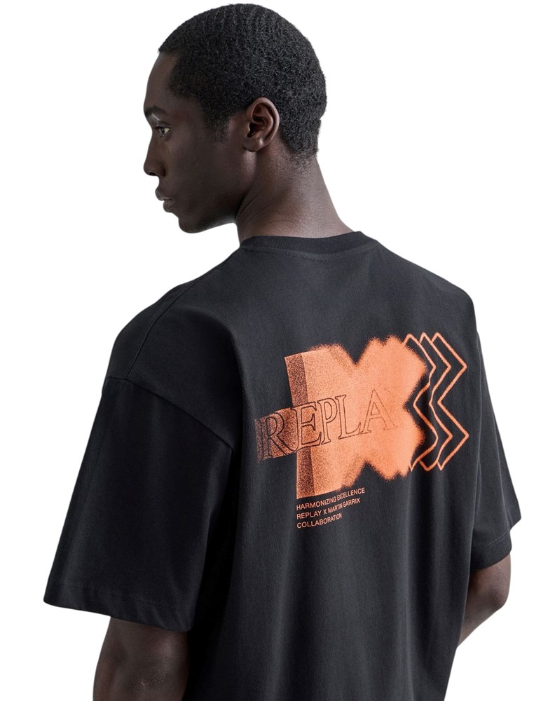 Replay MUŠKA OVERSIZED MAJICA REPLAY X MARTIN GARRIX S GRADIJENTNIM LOGOTIPOM - 7