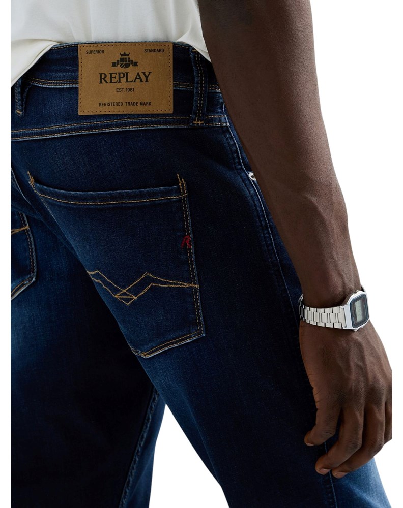 Replay ANBASS SLIM FIT JEANS HLAČE M0914 41A 214 - 5