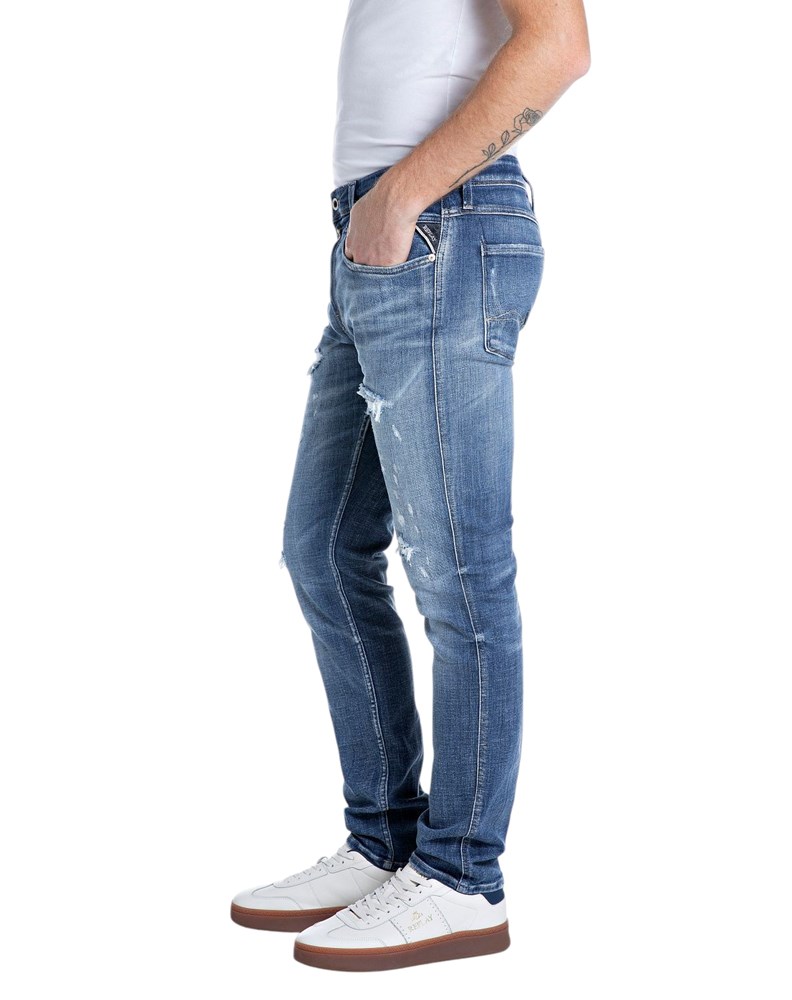 Replay ANBASS SLIM FIT JEANS HLAČE M0914 .00Q.141 252 - 2