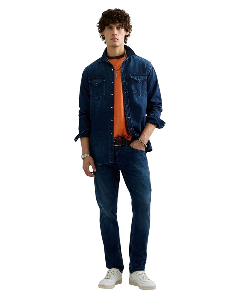 Replay GROVER STRAIGHT FIT JEANS HLAČE M0972 685 212 - 1