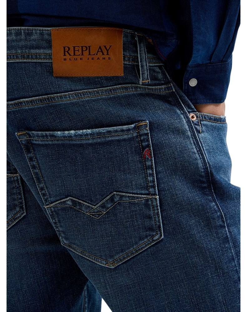 Replay ROCCO COMFORT FIT JEANS HLAČE M1005 285 202 - 6
