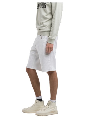 Replay GROVER STRAIGHT FIT KRATKE JEANS HLAČE M1072 8488781 - 2