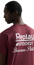 PAMUČNA BORDO MAJICA S MOTO NATPISOM - 7