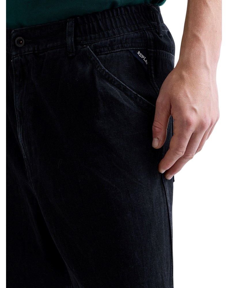 Replay TYDE TAPERED-FIT JEANS HLAČE M12OC 176 24B - 5