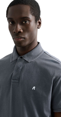 SIVA POLO MAJICA S VINTAGE EFEKTOM I R VEZOM - 5